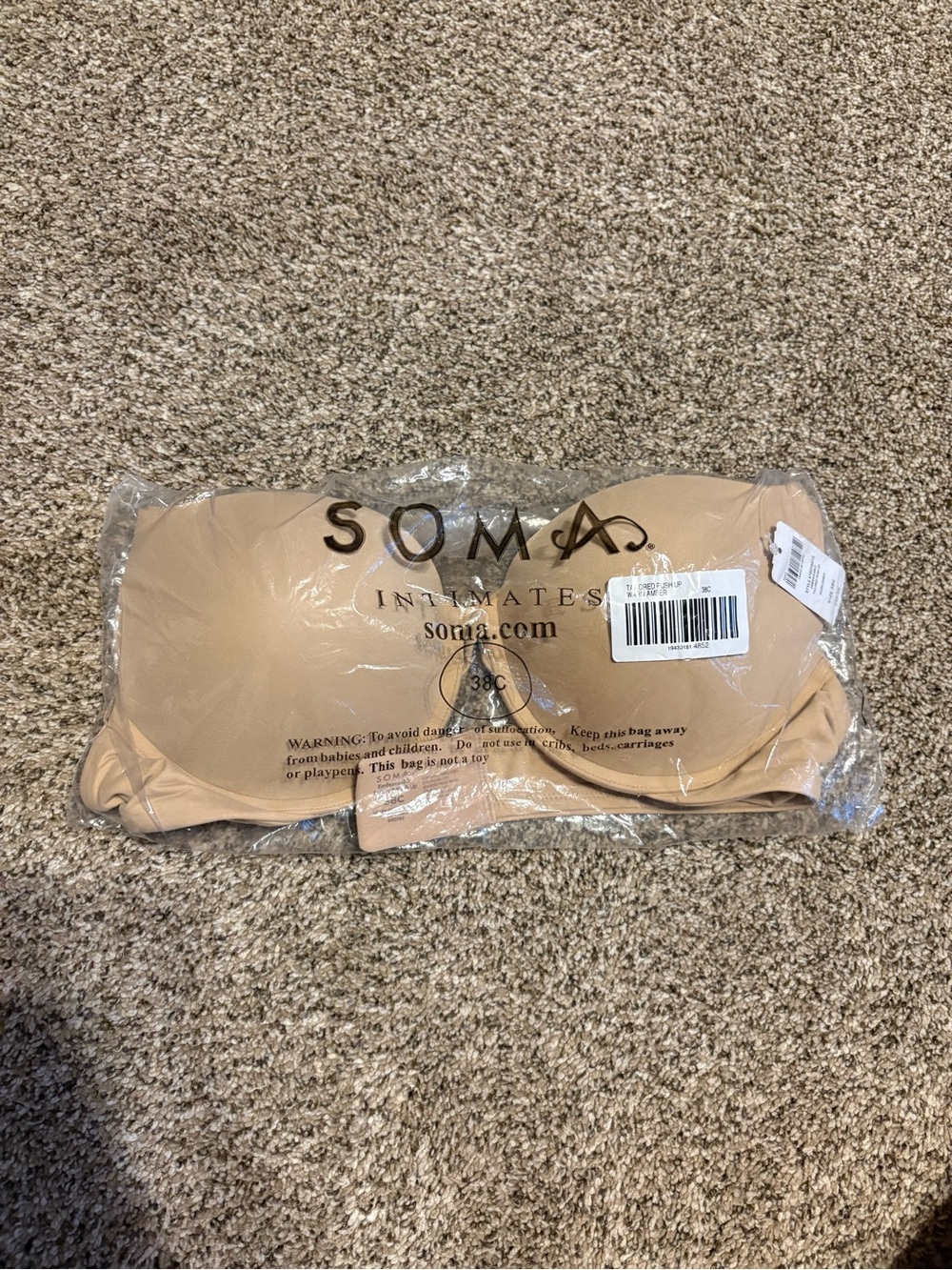 Soma push up plunge bra